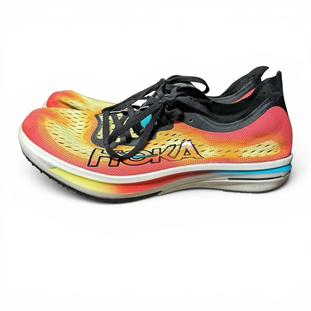 Hoka Cielo FlyX Track Spikes Neon Racing Shoes Unisex US 11 Spiked